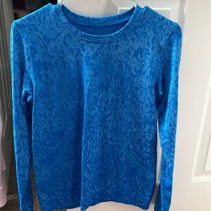 Lululemon limited edition leopard swiftly tech relaxed long  sleeve